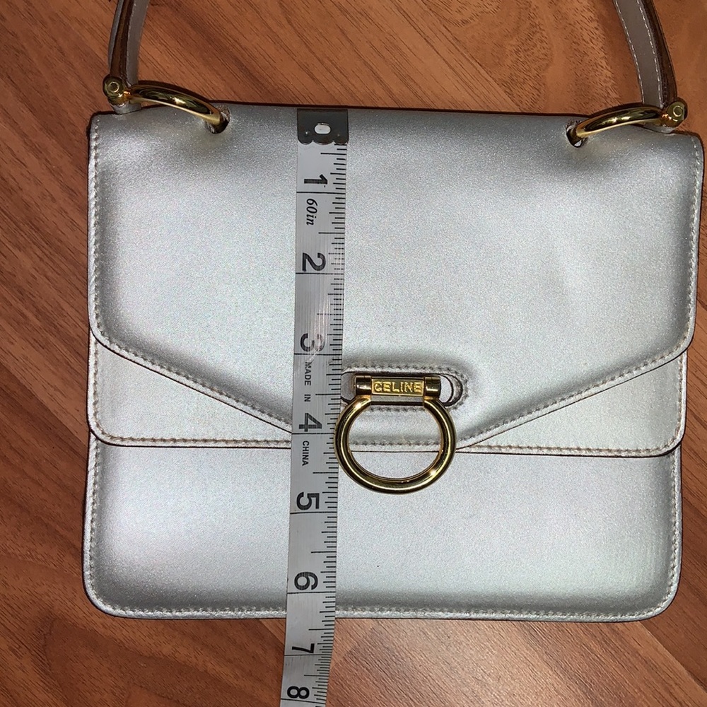 Authentic Vintage Celine Double Flap Handbag - Picture 13 of 14